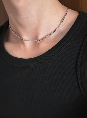 18K本命年法国小红绳情侣锁骨链