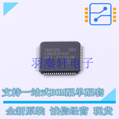 数字信号处理器(DSP/DSC) TMS320F28033PAGT TQFP-64(10x10) TI