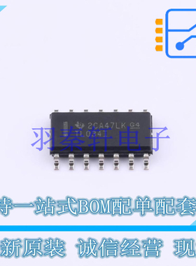 FET输入运放 TL034IDR SOIC-14 TI 全新原装进口