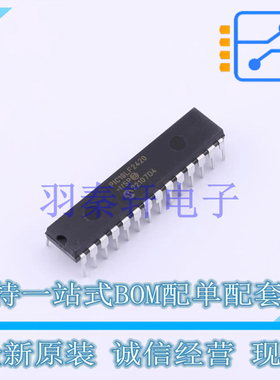 单片机(MCU/MPU/SOC) PIC18LF2420-I/SP SPDIP-28 MIC 全新原装进
