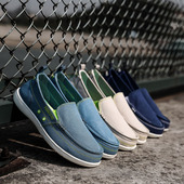 休闲布鞋 经典 男透气轻便一脚蹬懒人老北京布鞋 大码 款 沃尔卢帆布鞋