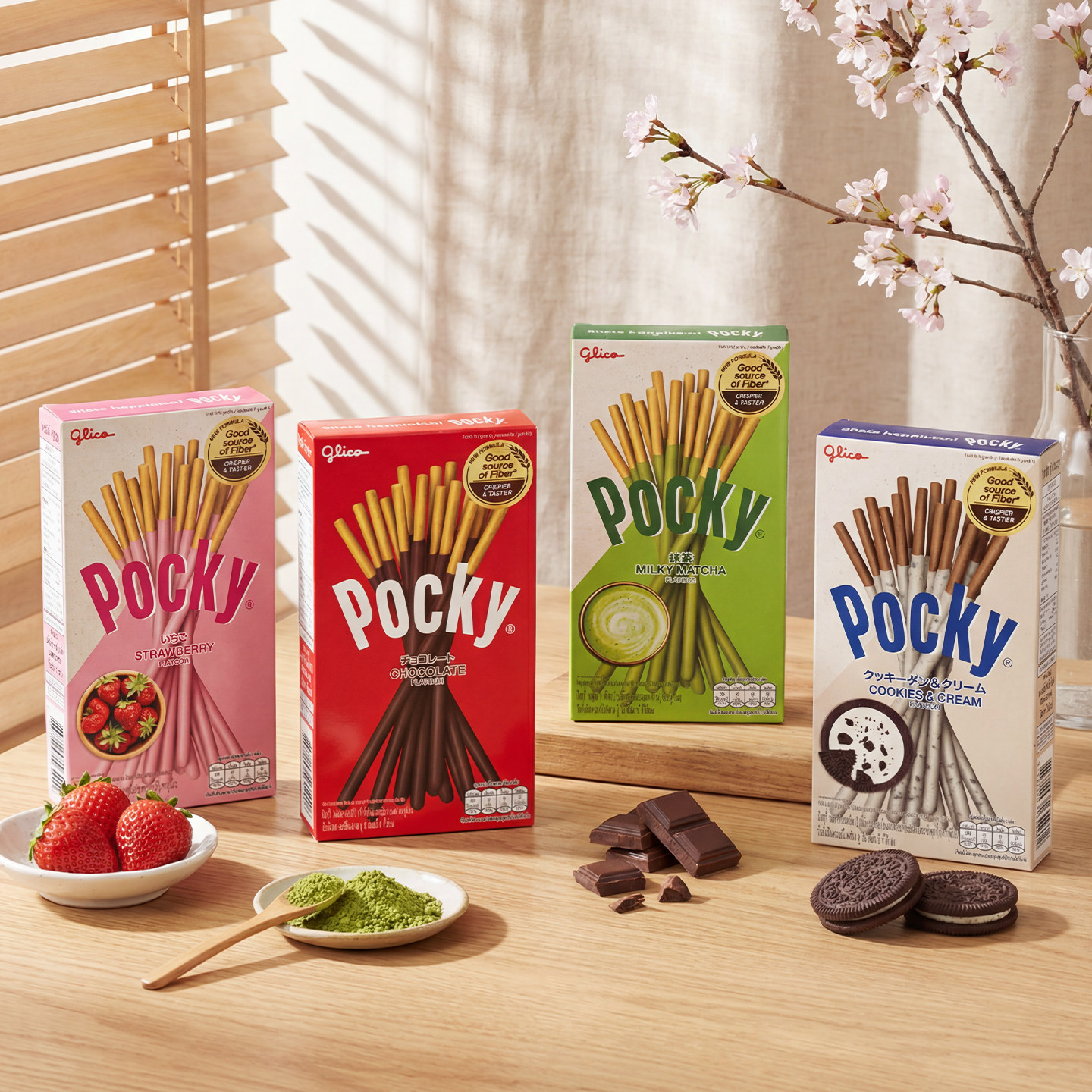 泰国进口格力高PRETZ多口味百力滋夹心饼干棒Pocky百奇装饰小零食