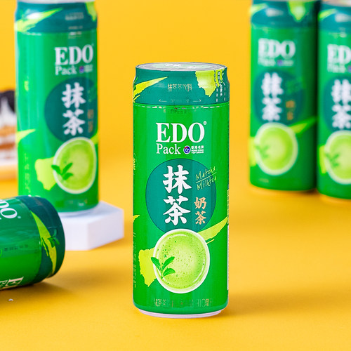 EDO港式抹茶奶茶310ml*6罐