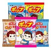 不二家水果味棒棒糖20支袋装 综合牛奶草莓芒果味结婚喜糖送礼糖果