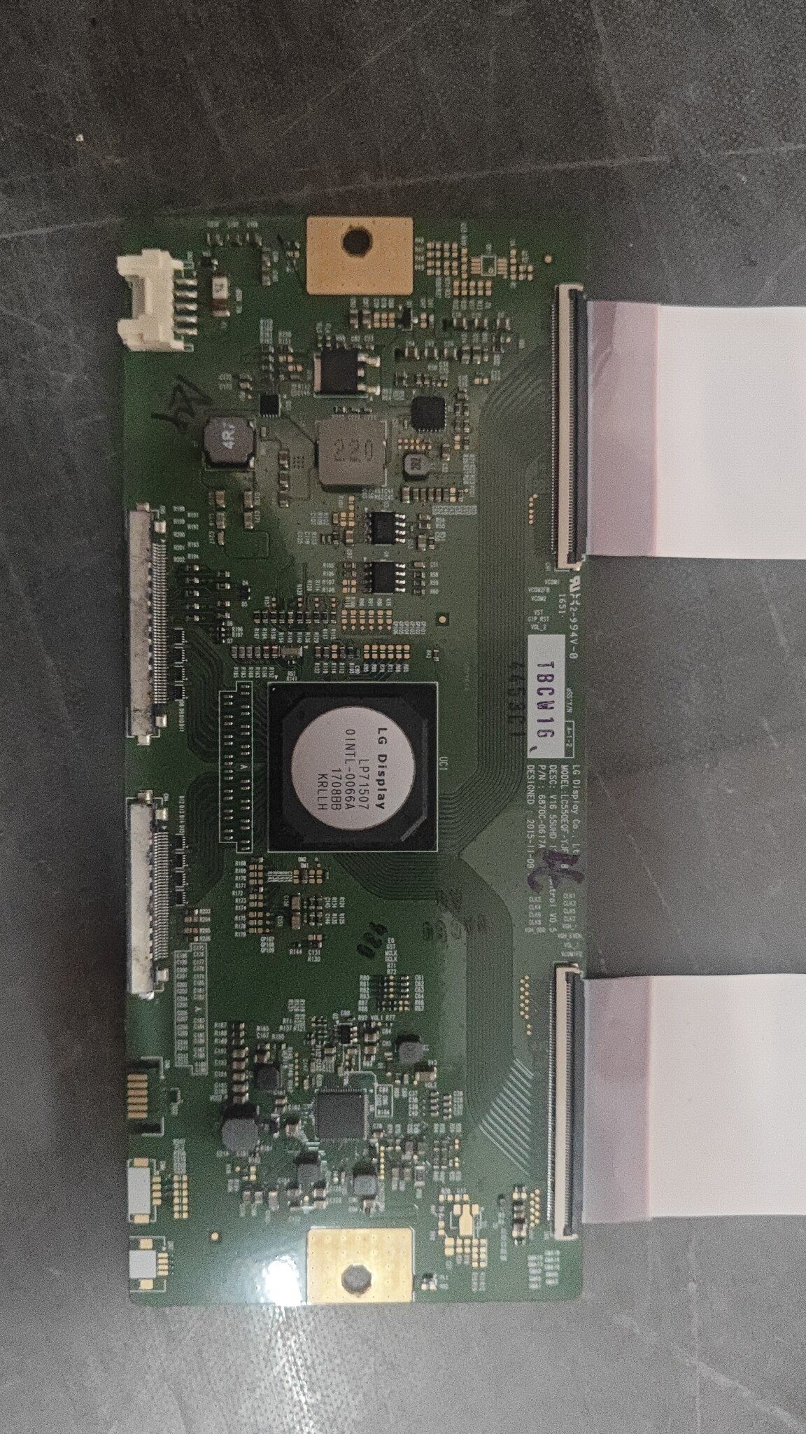 6870C-0617A逻辑板 原装LG V16 55UHD/120HZ/LC550EQF-YJF1-8W1
