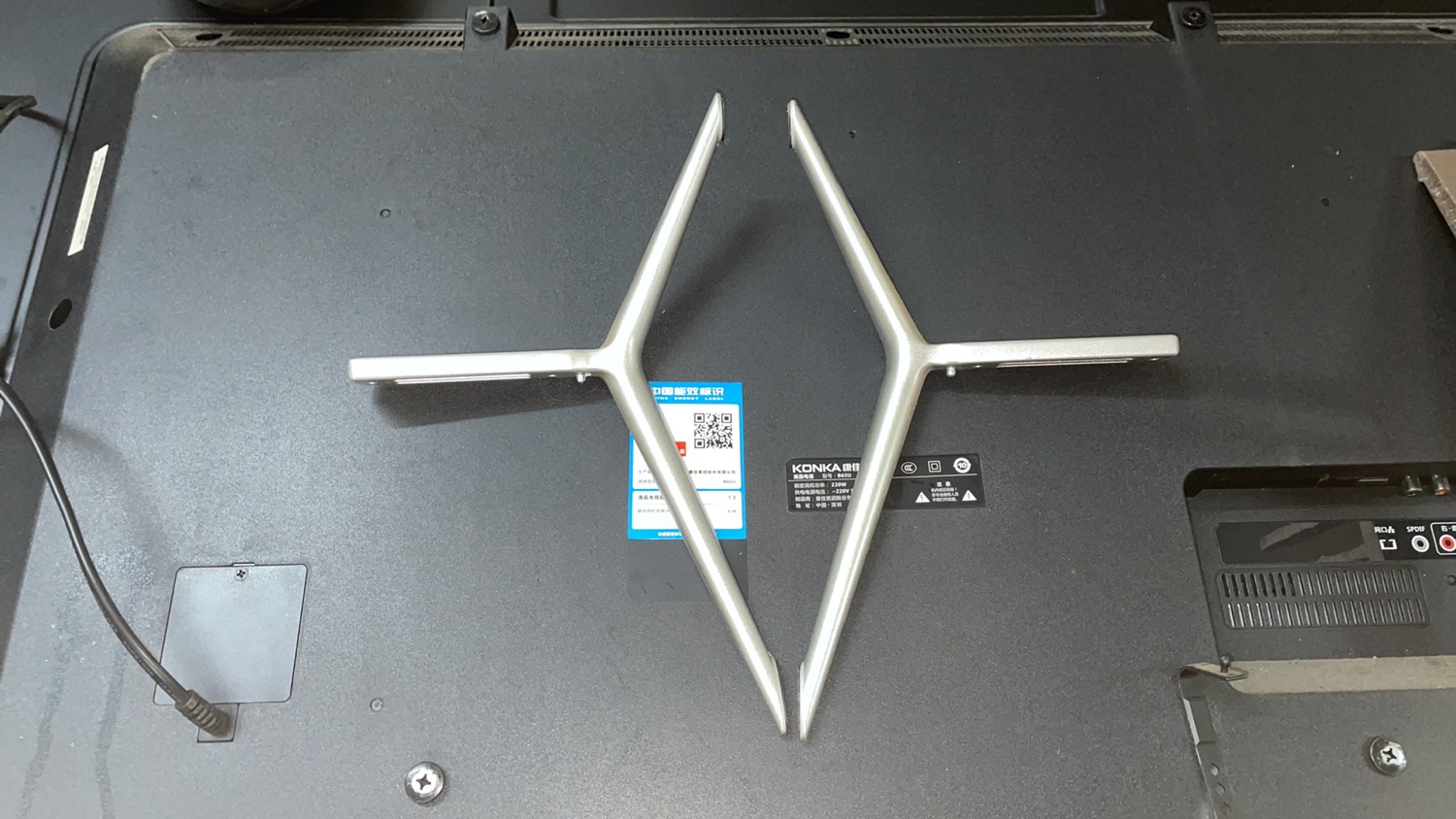 原装康佳B65U KKTV U65K5 U65 LED65S8000U支架 座子配齐螺丝发货