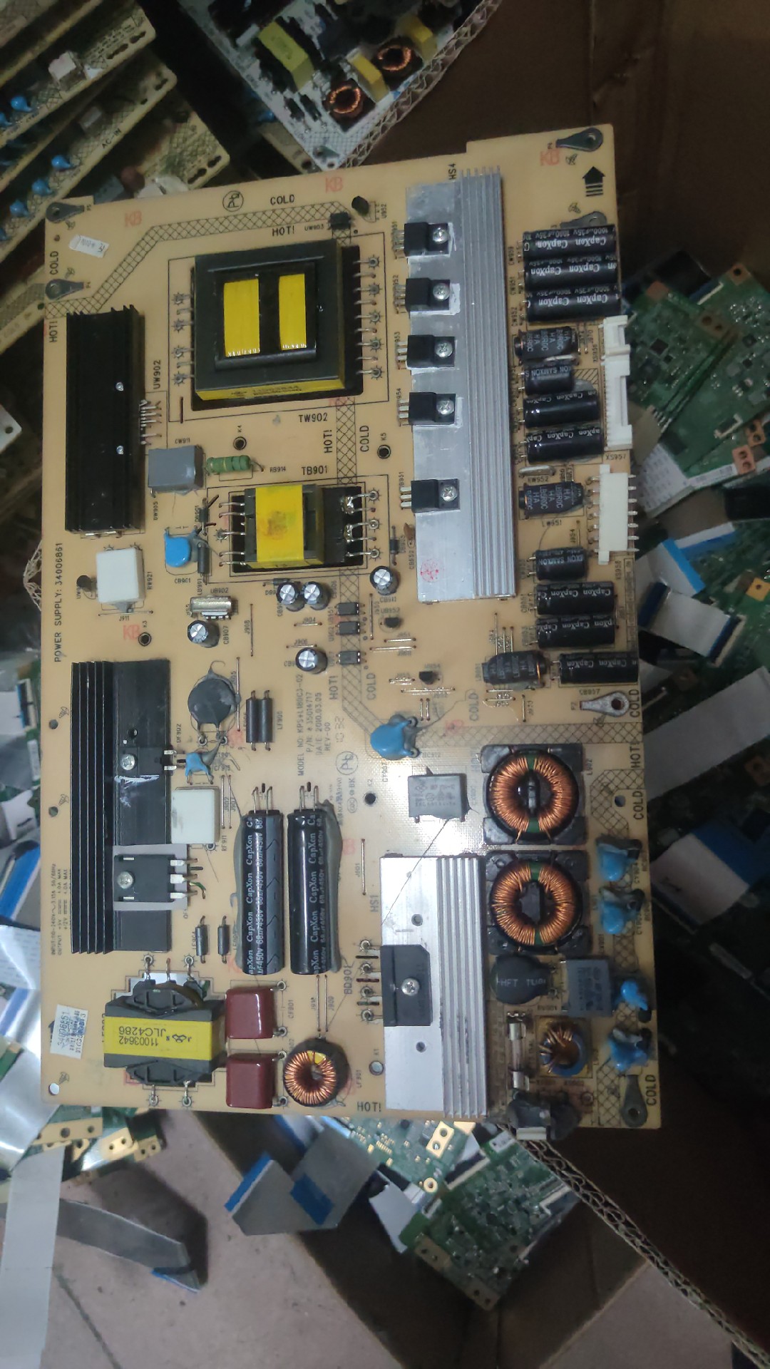 康佳LED55IS95N LDE46MS92DC原装电源板 34006861 35014717 测好