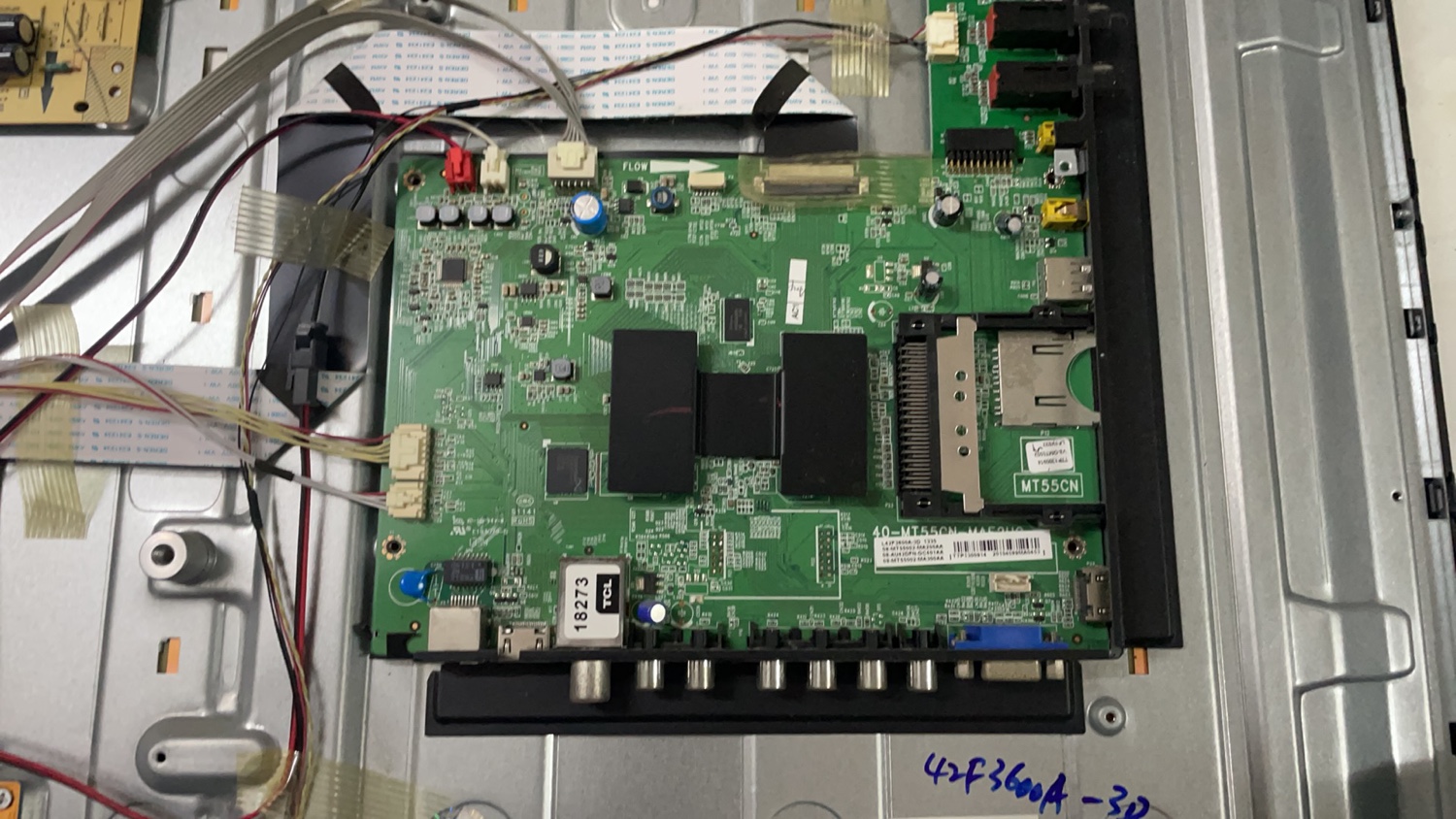 原装TCL L42/L48/L50/L55F3600A-3D液晶电视主板40-MT55CN-MAE2HG