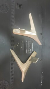 长虹48Q2EU底座672/699 HY-R/L 原装机拆机件 实图拍摄 配螺丝