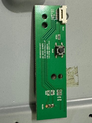 小米L65M5-4X遥控接收板 按键板20190227IR+KEY YX-PCB-KEY-353