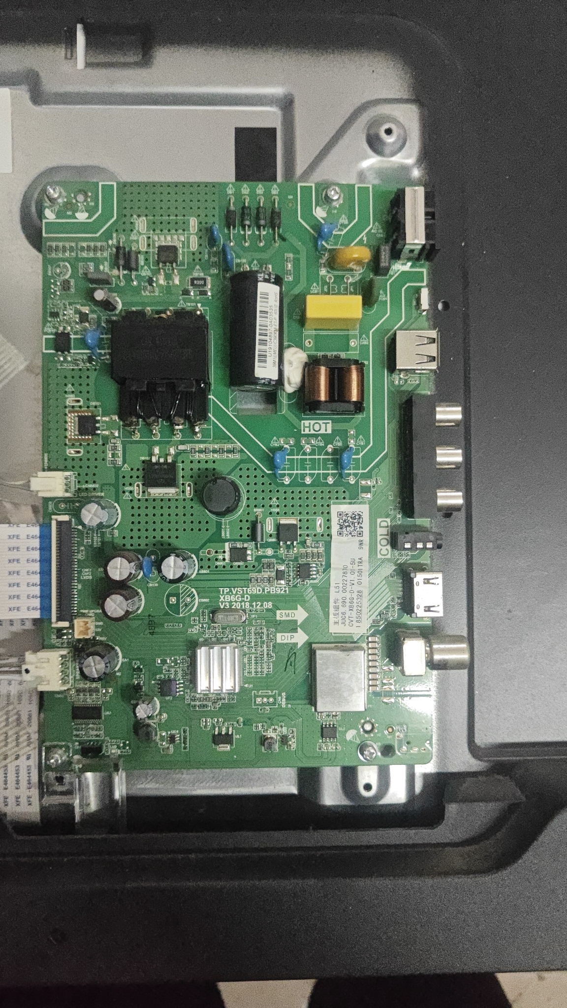 长虹39M1主板TP.VST69D.PB921配熊猫屏C390X18-E3-P