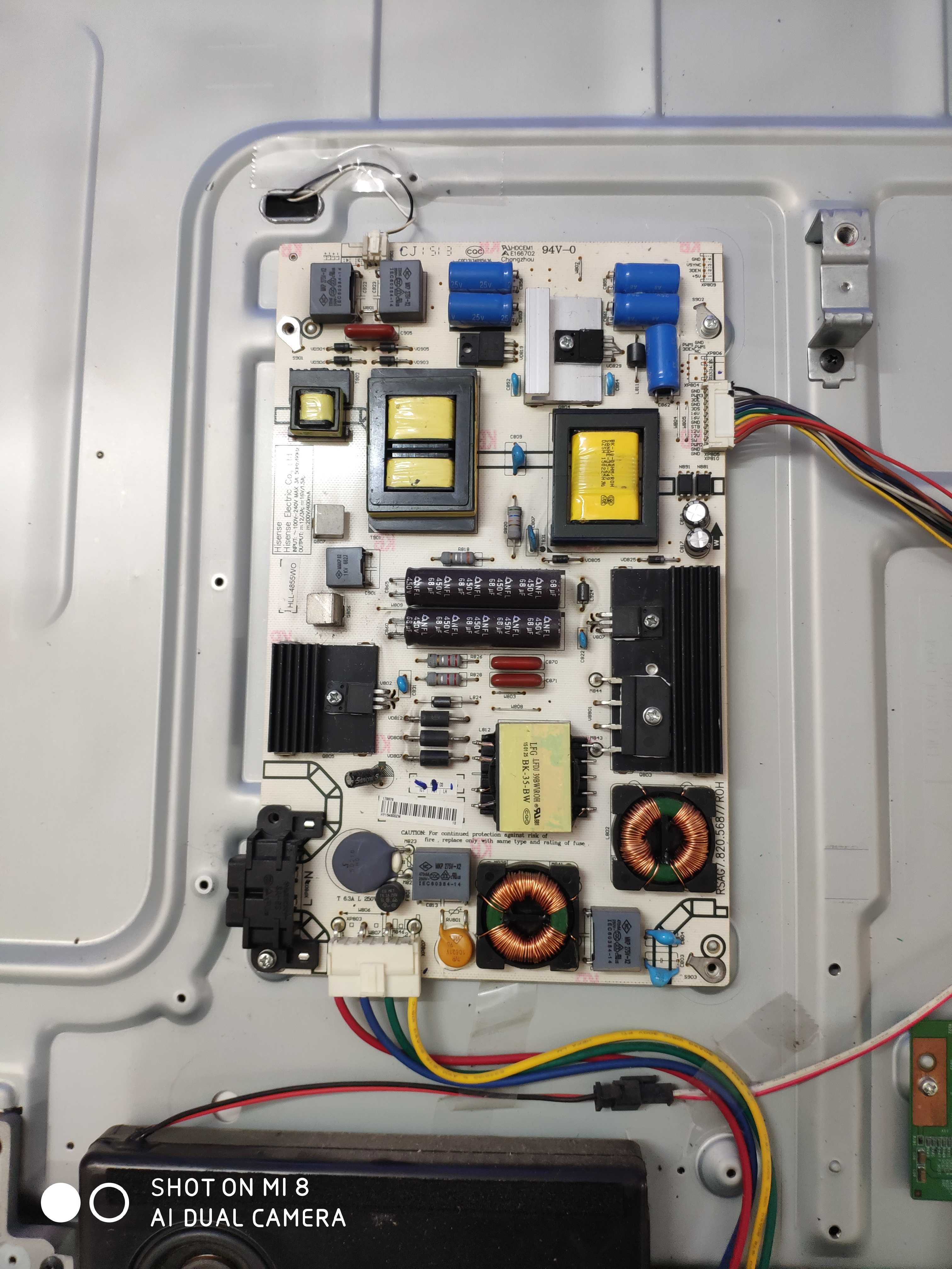 原装海信 LED50K220 LED48K220 电源板RSAG7.820.5687测好