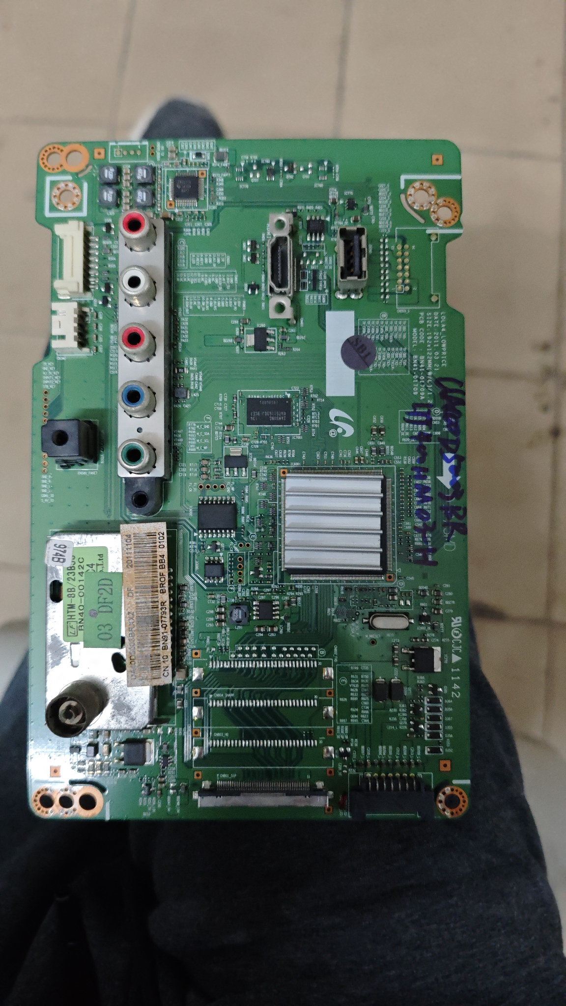 原装 三星UA40D5003BR液晶主板BN41-01709A 配屏 LTJ400HM04-H