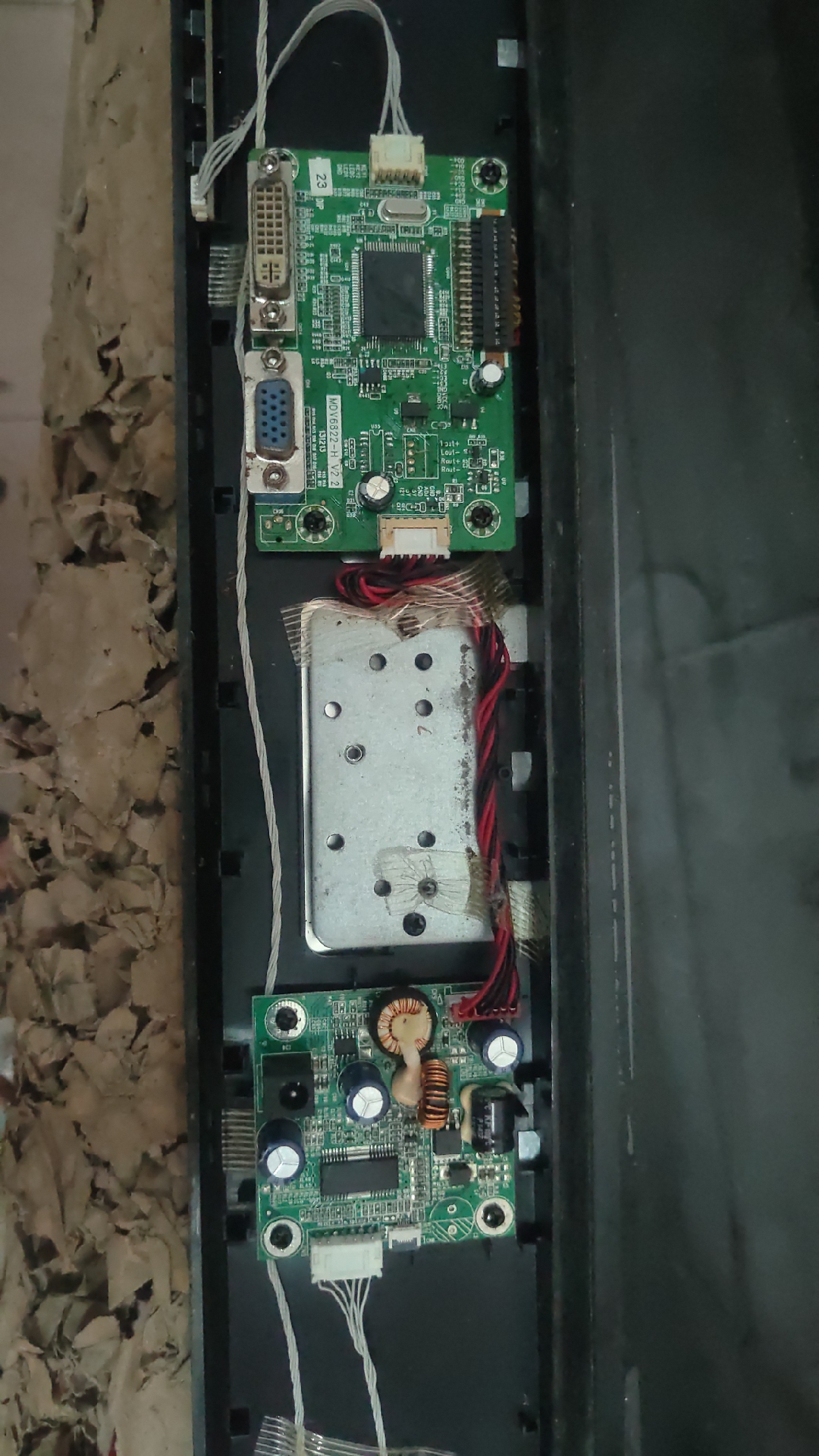 HKC 2381 驱动板 MD.V6822-H V2.2 电源板 0B3362 显示器T3100