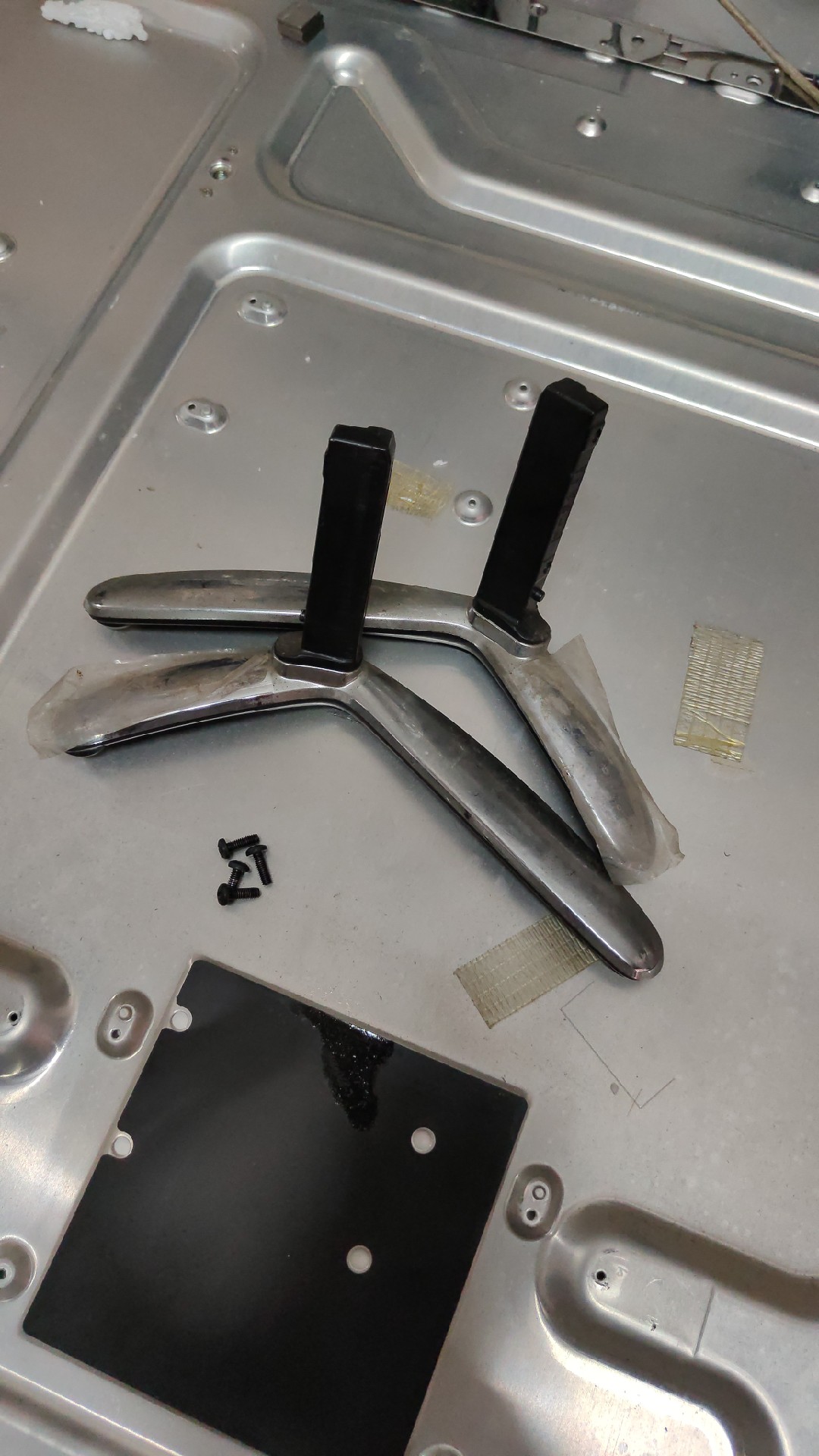 原装海信电视机LED50K380U 55XT900X3DU底座 支架 配螺丝发货拆机