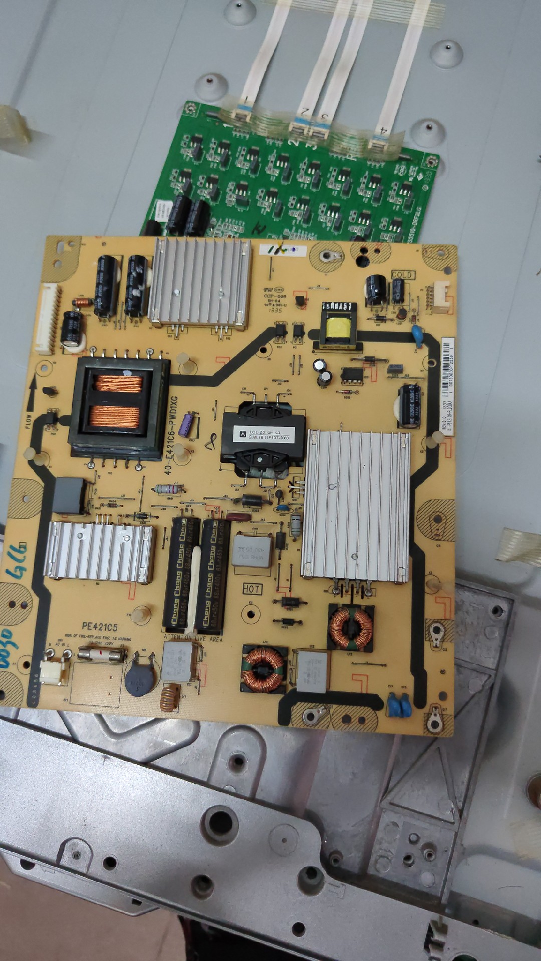 TCL L55E5500A-3D L47V6500A-3D电源板40-E421C6-PWD1XG PE421C5
