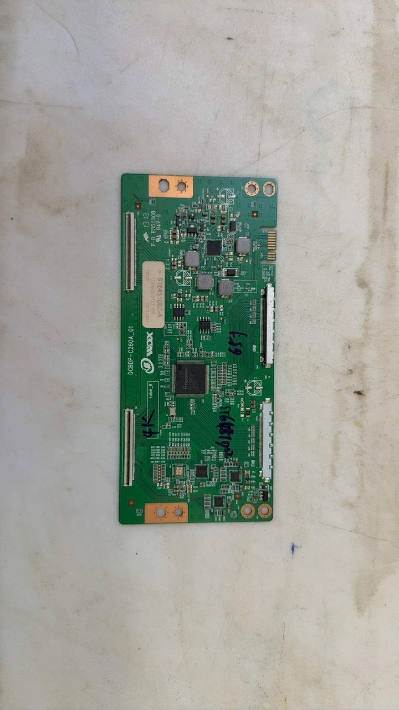 华星 DCBDP-C260A-01逻辑板 ST6451D02-A 4K 双60PIN