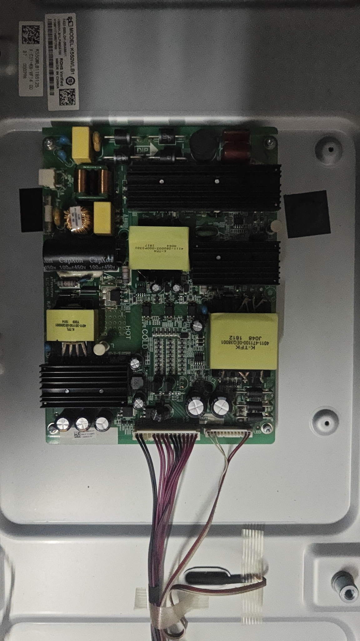 松下TH-55EX600C 49EX600C飞利浦65PUF6051/T3电源板K-PL-FH1