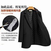 加厚加棉小西装 女秋冬设计感外套时尚 百搭保暖抗风通勤休闲西服