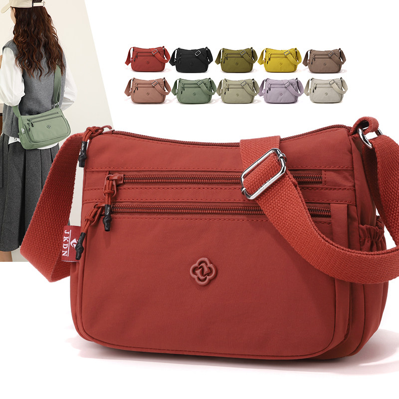 牛津布帆布女包多层斜挎包女轻便小方包简约尼龙单肩包休闲通勤包,箱包皮具/热销女包/男包,通用款女包,淘宝优惠券,粉丝福利购,淘宝优惠卷