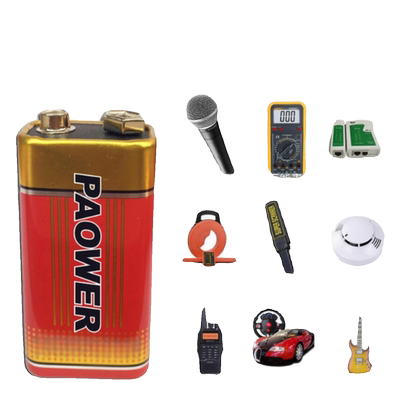 9v电池6F22方形电池万用表