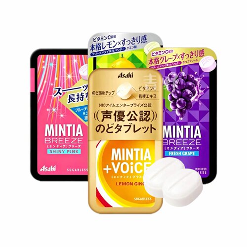 朝日果味清凉薄荷糖润喉糖含片糖