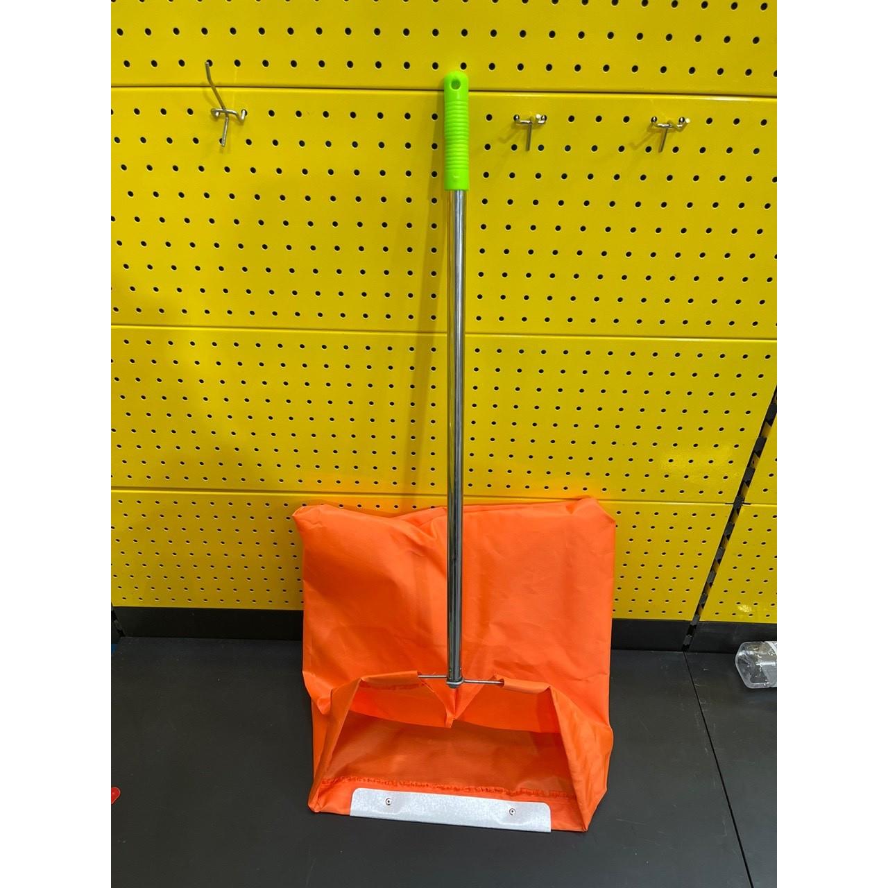 厂家 环卫 垃圾斗簸箕垃圾布兜便携不锈钢垃圾捡拾器布袋