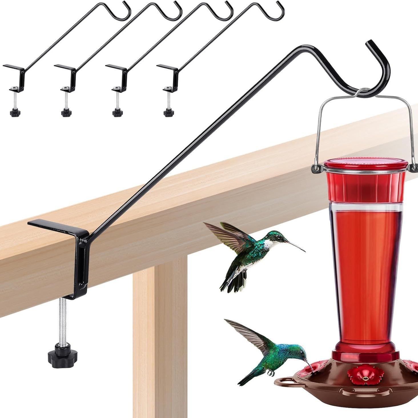 Deck Bird Feeder Hanger for Railing- Heavy Duty Steel挂钩