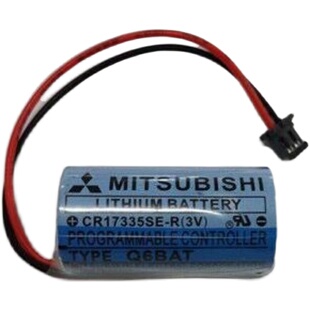 带原装 三菱Q6BAT PLC用锂电池 插头 CR17335SE