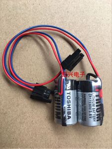 东芝 ER17330V（2/3A 3.6V) 工控 PLC锂电池 可替代三菱