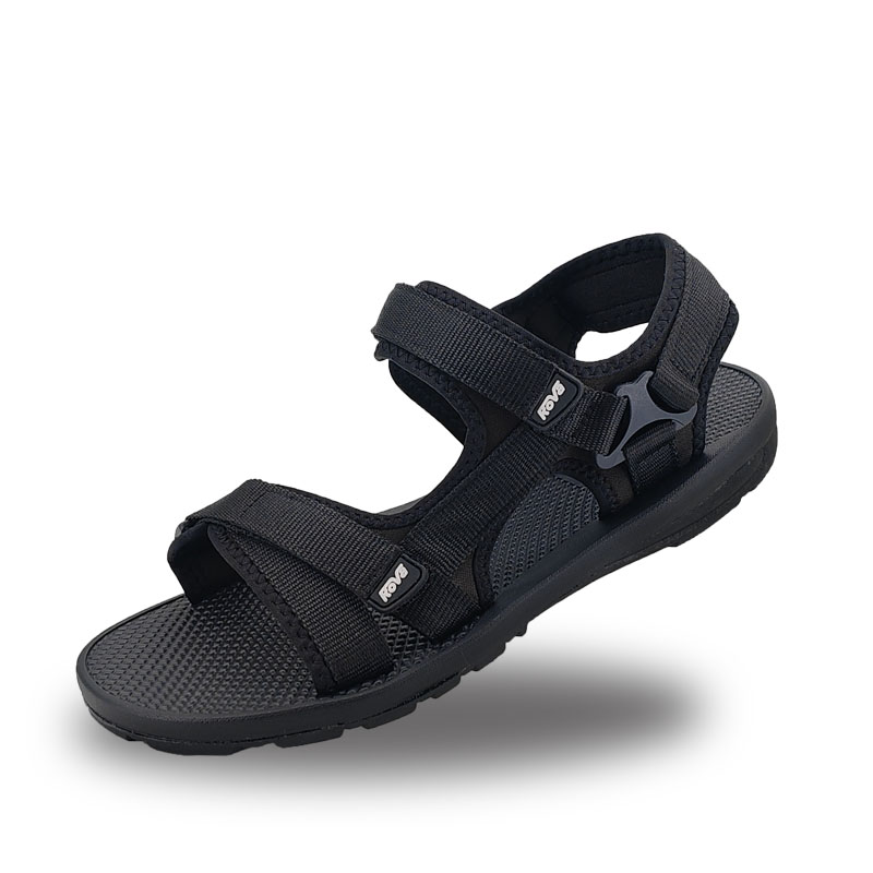 耐磨涉水天然橡胶露趾可调节凉鞋