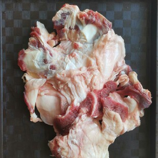 清真牛窝骨筋去骨去油筋头巴脑鲁西黄牛胶原蛋白肉筋4斤顺丰包邮