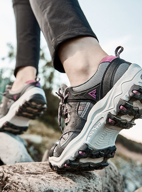 悍途户外登山鞋女防泼水防滑旅游运动轻便徒步透气女士越野爬山鞋