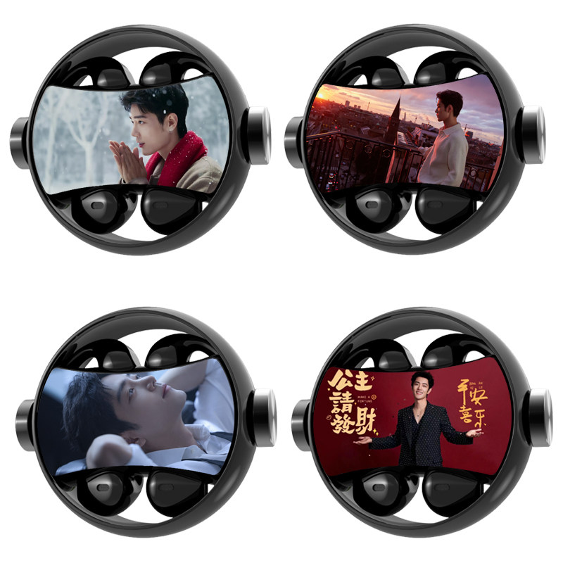 肖战蓝牙耳机明星周边超长续航新款男女降噪运动无线旋转夹入耳式