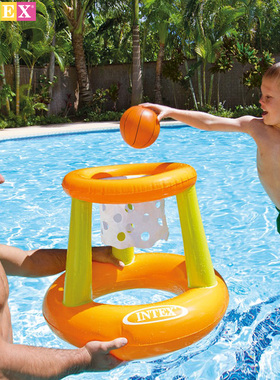 水上漂浮玩具充气儿童游泳池水球篮球排球教具水中教具成人足球
