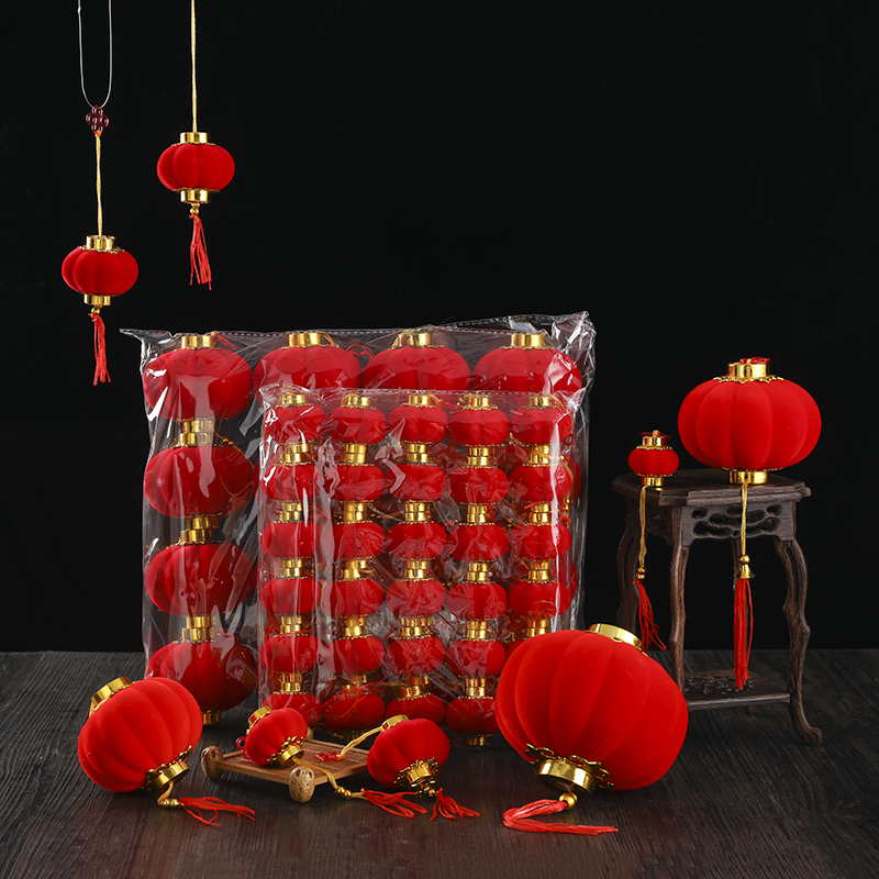 /不发光PVC圆形小灯笼多尺寸卡通