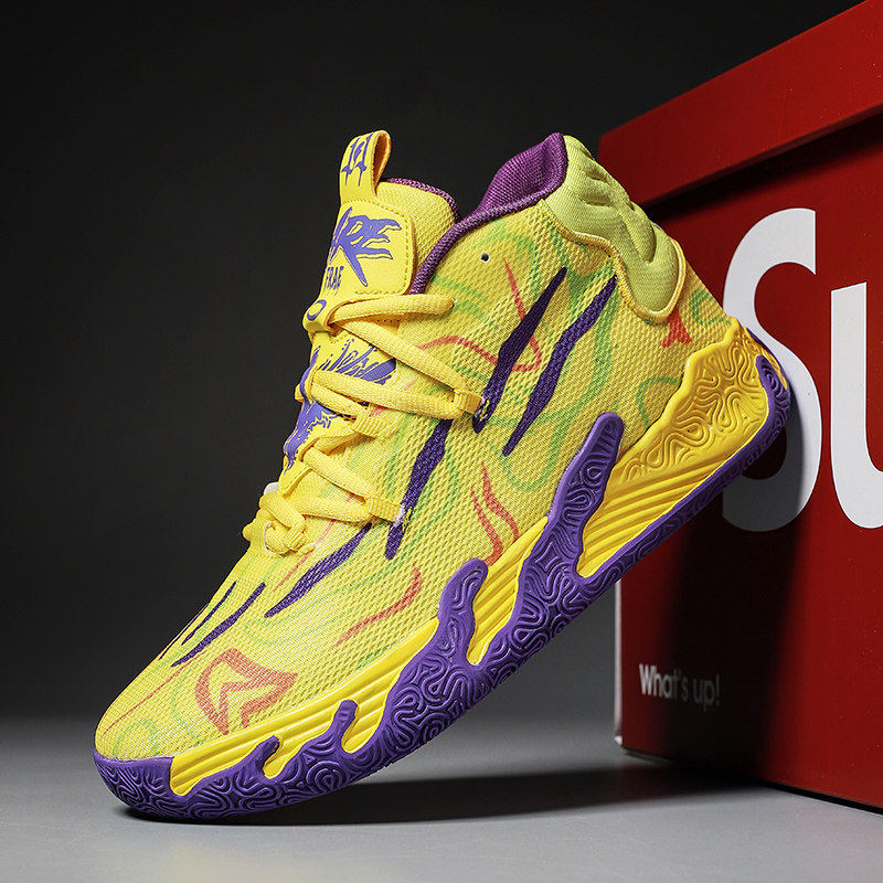 篮球鞋男鞋秋季防滑减震实战网面