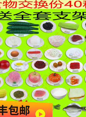 居民膳食平衡宝塔模型食物