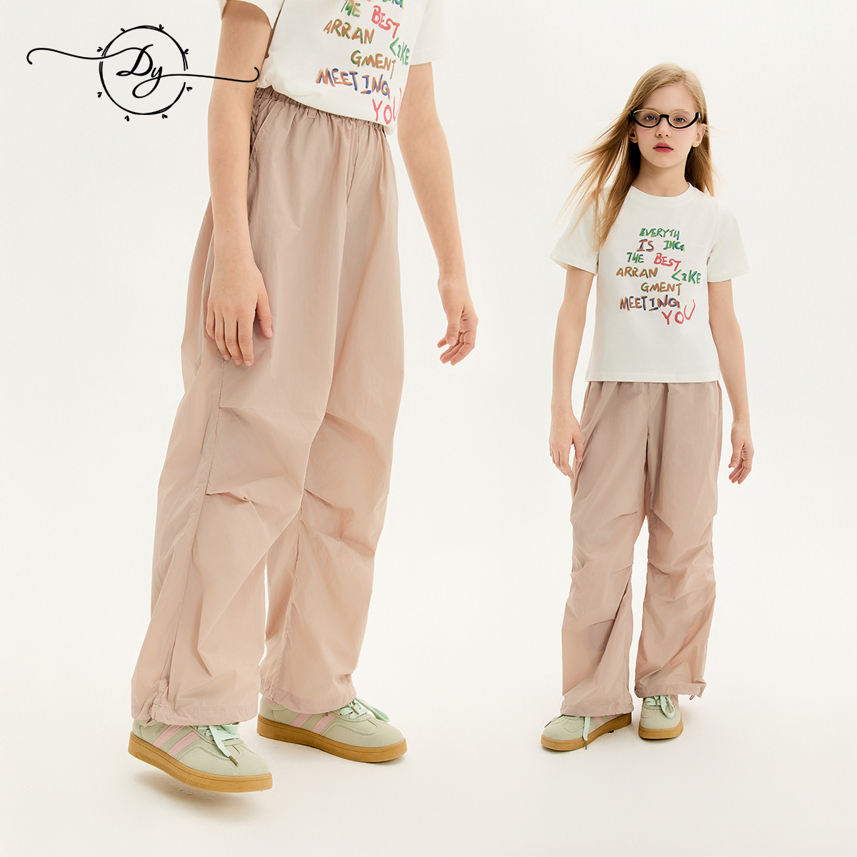 中大童透气防蚊防晒运动速干裤