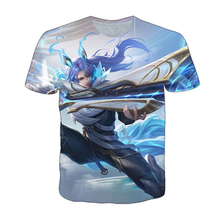 王者荣耀百里守约碎云游戏衣服男女短袖t恤春夏学生青少年cos上衣