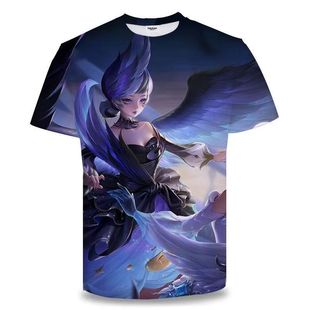 王者荣耀小乔天鹅之梦游戏衣服男女短袖t恤春夏学生青少年cos上衣