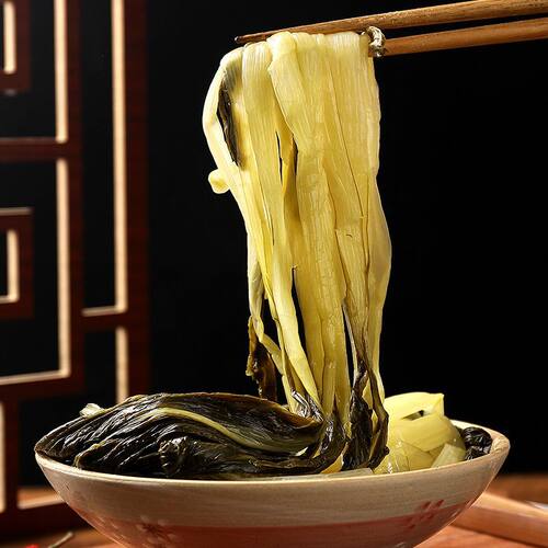 泾县腌白菜500g整棵安徽宣城袋装脆嫩咸菜下饭开胃菜腌制丁渡酱菜