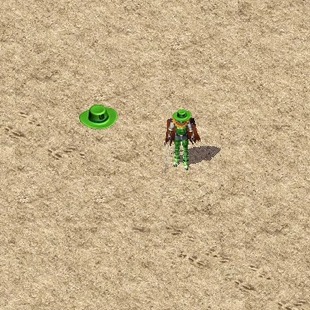 [自动发货] 传奇绿帽子 原谅帽 可做头盔 面巾 斗笠素材 高清动态