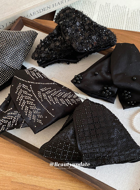 亚克力镶钻三角形抓夹高级感轻奢后脑勺鲨鱼夹复古小众百搭发饰女