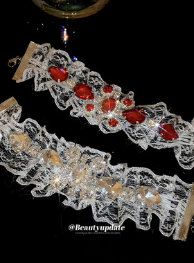 新款花朵手链轻奢高级感红色手链设计感花卉手部饰品 Bracelet