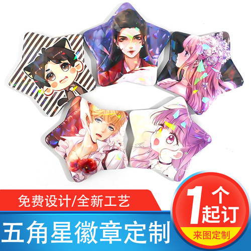 马口铁徽章定做胸针纪念品照片