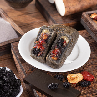 木糖醇黑米阿胶桑葚糕50克红枣糕早餐糕点无添加蔗糖休闲零食代发