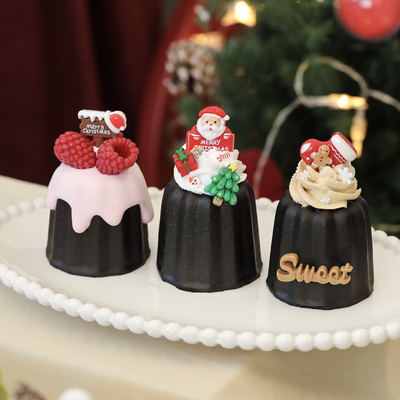 咖啡店橱窗装饰品甜品模型仿真可露丽拍照道具甜品台仿真蛋糕摆件