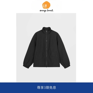 forest春季 新款 立领夹克外套宽松休闲户外上衣 orange