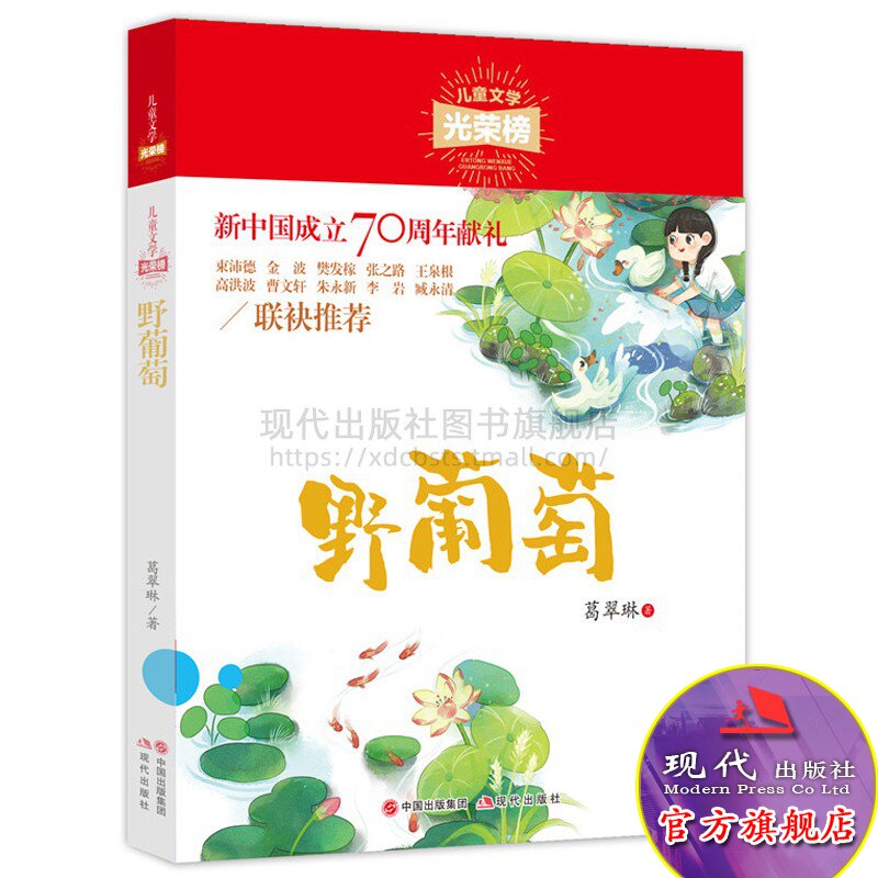 儿童文学光荣榜系列图书 野葡萄 葛翠琳 著 青少年少儿儿童文学作品集 核桃山一片白羽毛 山林里的故事等作品 现代出版社